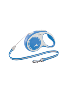 Поводок-рулетка Flexi New Comfort cord S 8m 12kg синий