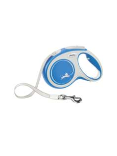 Поводок-рулетка Flexi New Comfort tape M 5m 25kg синий