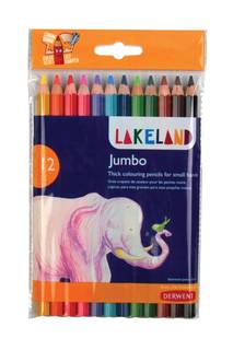 Набор цветных карандашей "Lakeland Jubmo", 12 цветов Derwent
