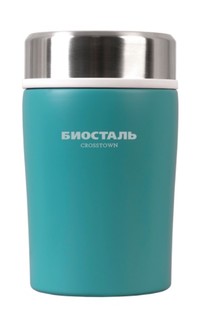 Термос "BIOSTAL-CROSSTOWN" ш/г 0,5 л БИРЮЗОВЫЙ (NTD-500G) Biostal