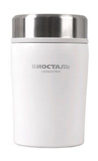 Термос "BIOSTAL-CROSSTOWN" ш/г 0,5 л БЕЛЫЙ (NTD-500W) Biostal