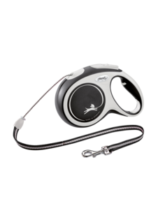 Поводок-рулетка Flexi New Comfort cord M 8m kg black