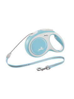 Поводок-рулетка Flexi New Comfort cord M 8m голубой