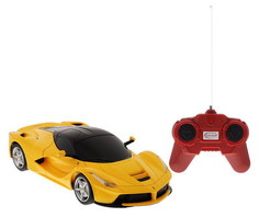 Rastar Машина на радиоуправлении 1:24 Ferrari LaFerrari, цвет желтый