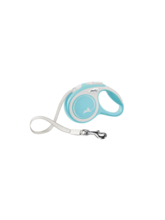 Поводок-рулетка Flexi New Comfort tape XS 3m 12kg голубой
