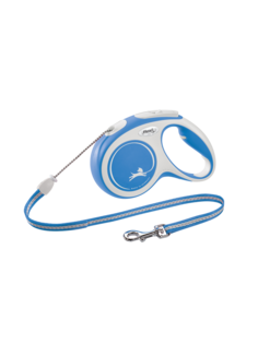 Поводок-рулетка Flexi New Comfort cord M 5m 20kg синий