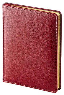 Ежедневник недатированный Альт «Sidney Nebraska», A6+, 136 листов, бордовый