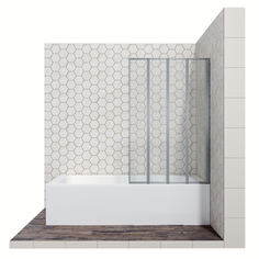 Шторка для ванны Ambassador Bath Screens 16041110R; со складывающимися дверями; 90 см