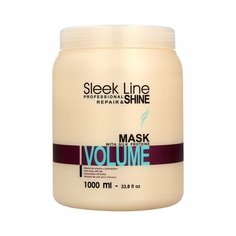 Маска Stapiz с шелком для волос Sleek Line Volume , 1000 мл