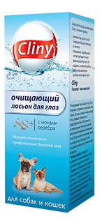 Лосьон для очищения глаз домашних животных CLINY, 50мл