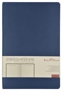 Ежедневник недатированный Альт «Megapolis Flex», А5, линия, 176 листов, темно-синий
