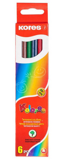 Карандаши цветные "Kores", 6 цветов