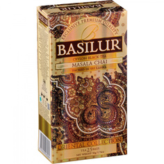 Чай Basilur "Masala Chai", черный с добавками, 25 пакетиков (арт. 70854-00)