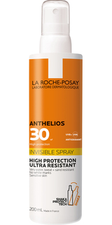 Солнцезащитный спрей для лица и тела La Roche-Posay Невидимый SPF30/PPD 14 200 мл