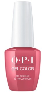 Гель-лак для ногтей OPI Iconic GelColor My Address is Hollywood 15 мл