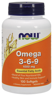 Omega 3-6-9 NOW 100 капс.