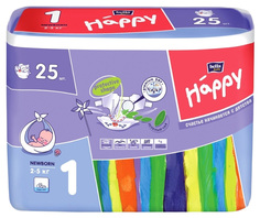 Подгузники для новорожденных Bella Happy Newborn 1 (2-5 кг), 25 шт.