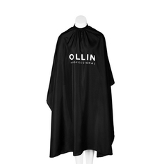 Накидка Ollin Professional Пеньюар для окрашивания на крючках черный 160х145 мл, 1 шт