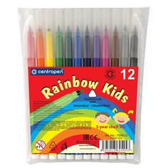 Набор фломастеров RAINBOW KIDS, 12 цв. Centropen