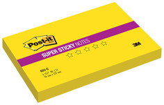 Блок самоклеящийся Post-it Super Sticky 655-S Желтый 90 шт