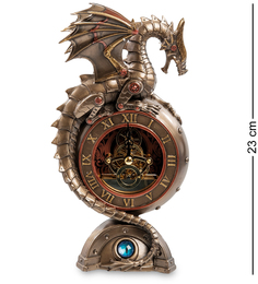 Статуэтка-часы в стиле Стимпанк "Дракон" WS-910 Veronese