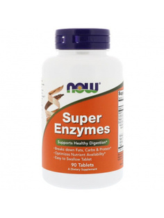 NOW Foods Super Enzymes таблетки 90 шт.