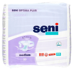 Подгузники для взрослых с поясом, M, 10 шт. Seni Optima Plus Bella
