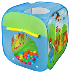 Палатка игровая Наша Игрушка 79x74x74 см пластмассовые шарики 50 штук