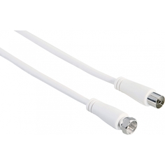 Кабель Hama Coax-Coax 1,5м White
