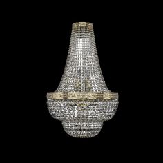 Хрустальное потолочное бра 19101B/H2/35IV G Bohemia Ivele Crystal