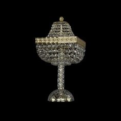 Хрустальная настольная лампа 19282L4/H/20IV G Bohemia Ivele Crystal