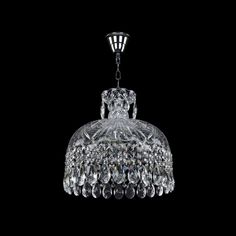 Люстра хрустальная подвесная 14781/35 Ni Bohemia Ivele Crystal