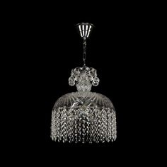 Люстра хрустальная подвесная 14781/30 Ni R Bohemia Ivele Crystal