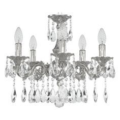 Хрустальная люстра 71101/5/125 A Ni Bohemia Ivele Crystal