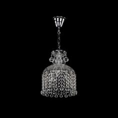 Люстра хрустальная подвесная 14781/22 Ni Balls Bohemia Ivele Crystal