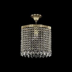 Люстра хрустальная подвесная 19203/25IV G Bohemia Ivele Crystal