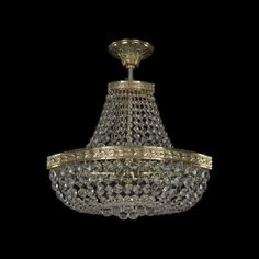 Хрустальная люстра 19283/H1/35IV G Bohemia Ivele Crystal