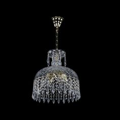 Люстра хрустальная подвесная 14781/30 G Drops Bohemia Ivele Crystal