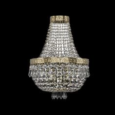 Хрустальное потолочное бра 19271B/H1/25IV G Bohemia Ivele Crystal