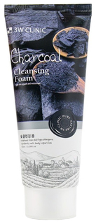 Пенка для умывания 3W Clinic Charcoal Foam Cleansing 100 мл