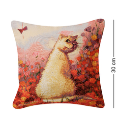 Подушка гобеленовая "Игривый" 30х30 Artangels