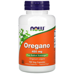 Oregano NOW 450 мг капсулы 100 шт.