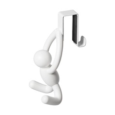 Набор из 2 надверных крючков Buddy, белый Umbra