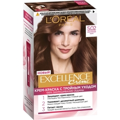 Краска для волос LOreal Excellence Creme Обольстительный каштан 5,02