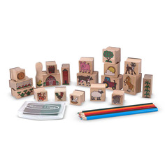 Набор печатей Melissa & Doug Ферма