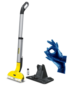 Вертикальный пылесос Karcher FC 3 Cordless + латексные перчатки