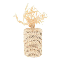 Игрушка для кошек Triol Бабина кукурузные листья, бежевый, 11 см