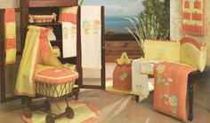 Одеяло BabyPiu Подсолнухи Четыре времени года для люльки/коляски 75х90 см