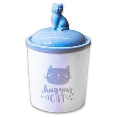 Контейнер для корма КерамикАрт Hug your cat, 1.65л