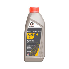 Тормозная жидкость Comma DOT 4 ESP BRAKE FLUID BF4ESP1L, 1 л